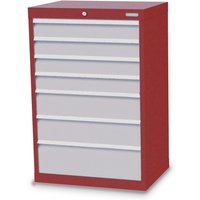 Bedrunka+Hirth Schubladenschrank Profi, Schubladen 4x100 + 2x150 + 1x200 mm, HxBxT 1.019 x 680 x 500 mm, rubinrot/lichtgrau Bedrunka+Hirth Schubladenschrank Profi, Schubladen 4x100 + 2x150 + 1x200 mm, HxBxT 1.019 x 680 x 500 mm, rubinrot/lichtgrau von Bedrunka+Hirth