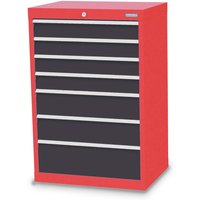 Bedrunka+Hirth Schubladenschrank Profi, Schubladen 4x100 + 2x150 + 1x200 mm, HxBxT 1.019 x 680 x 500 mm, verkehrsrot/anthrazitgrau Bedrunka+Hirth Schubladenschrank Profi, Schubladen 4x100 + 2x150 + 1x200 mm, HxBxT 1.019 x 680 x 500 mm, verkehrsrot/anthrazitgrau von Bedrunka+Hirth