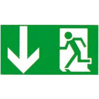 Schuch Licht Normpiktogramm selbstkleb. Notausgang unten 121/35 W - 121120008 von Schuch Licht