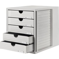 HAN Schubladenbox Systembox 1450-11 DIN C4 5Schubfächer lgr von Jungheinrich PROFISHOP