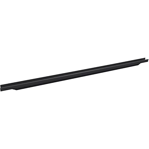 ACCURIDE 100005401 595mm, schwarz eloxiert Schüco Griffleiste Prego-Schranktürgriff, Profilleiste zum Einfräsen für Möbelfronten Alu von Schüco
