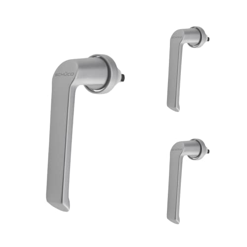 SCHÜCO Fenstergriff für Aluminiumfenster im 3er Sparset in Silber - EV1 | Schüco Systembeschlag | Profilsystem Royal S, AWS und AvanTec SCHÜCO Fenstergriff für Aluminiumfenster im 3er Sparset in Silber - EV1 | Schüco Systembeschlag | Profilsystem Royal S, AWS und AvanTec von Schüco