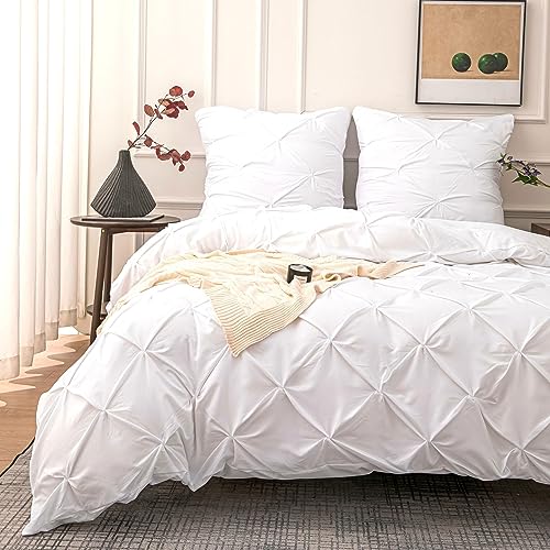 Schueling Design Comforter Set Zweiseitiges Luxus Plisseefalten Mikrofaser Wendebettwäsche Set, Weiches Und Hautfreundliches Bettbezug Set Mit Reißverschluss Und Eckbindern von Schueling Design