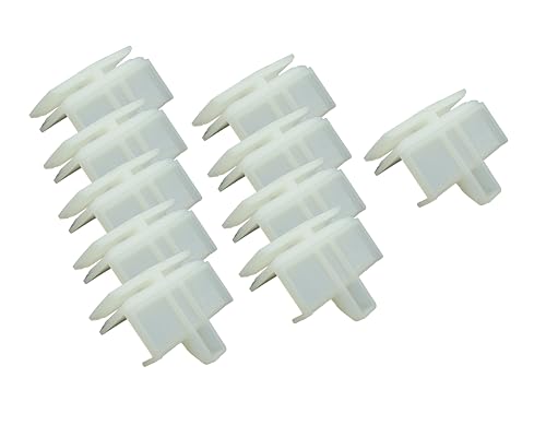 10 x Sockel Halterung Sockelhalter Befestigung Clip Schüller Küche Schiebeklammer 75.0010 weiß von Schüller
