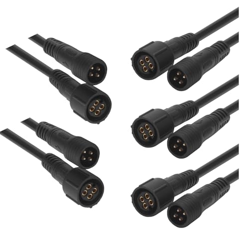Schürberg 5x Wasserdichte 4Pin Steckverbindung Kabel, 1 Meter, 50 Volt / 3 Ampere, 1 oder 2 Meter Länge, 2-4 Pin zur Auswahl Schürberg 5x Wasserdichte 4Pin Steckverbindung Kabel, 1 Meter, 50 Volt / 3 Ampere, 1 oder 2 Meter Länge, 2-4 Pin zur Auswahl von Schürberg