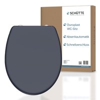 Duroplast WC Sitz ANTHRAZIT mit Absenkautomatik,Schnellverschluss von Schütte