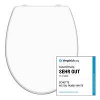 Duroplast WC Sitz FAMILY WHITE von Schütte