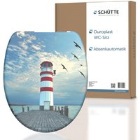 Duroplast WC Sitz LIGHTHOUSE, Toilentendeckel mit Absenkautomatik von Schütte