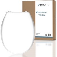 Duroplast WC Sitz WHITE, Toilettendeckel, Toilettensitz weiß von Schütte