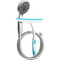 Handbrauseset mit Abzieher, Wasserstopp-Funktion Brause Chrom von Schütte