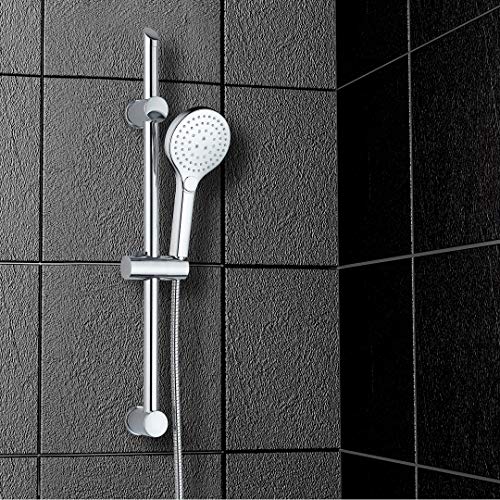 SCHÜTTE 64840 Stangenbrause-Set Duschstange zum Kleben, Brausestange ohne Bohren, Stangendusche zum Nachrüsten inklusive passendem Klebesystem, 3 einstellbare Strahlarten, Chrom SCHÜTTE 64840 Stangenbrause-Set Duschstange zum Kleben, Brausestange ohne Bohren, Stangendusche zum Nachrüsten inklusive passendem Klebesystem, 3 einstellbare Strahlarten, Chrom von Schütte