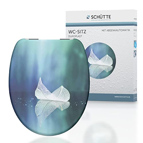 SCHÜTTE 82153 Duroplast WC-Sitz FALLEN LEAF mit Absenkautomatik, von Schütte