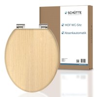MDF WC Sitz NATURAL WOOD,Toilettendeckel mit Absenkautomatik, Holzkern MDF WC Sitz NATURAL WOOD,Toilettendeckel mit Absenkautomatik, Holzkern von Schütte