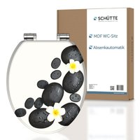 MDF WC Sitz STONE DECORATION, Toilettendeckel mit Absenkautomatik von Schütte