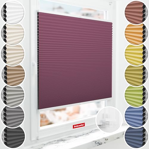 Schuette® Topper Spannbettlaken • 90x200 cm • Wow! Kollektion: Red-Volution (Weinrot) • 100% Superfluff Baumwolle, Blickdicht, Faltenfrei • mit Rundumgummi • Matratzenhöhe bis 15 cm von Schuette