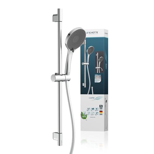 Schütte 64291 Capri Duschstange und Handbrause | Duschbrause mit 3-Fach verstellbarem Duschkopf | Brauseset mit Duschsäule | Duschkopf mit Schlauch und Halterung | Regendusche Duschpaneel | Chrom Schütte 64291 Capri Duschstange und Handbrause | Duschbrause mit 3-Fach verstellbarem Duschkopf | Brauseset mit Duschsäule | Duschkopf mit Schlauch und Halterung | Regendusche Duschpaneel | Chrom von Schütte
