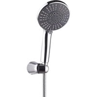Schütte Handbrause "Adria" Set, mit Wasserstop-Funktion inkl. Schlauch und Halterung, 4 Funktionen von Schütte