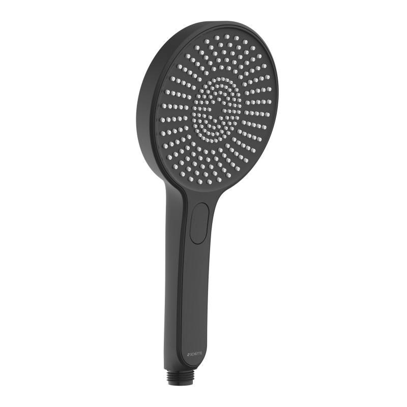 Schütte Handbrause 'Karibik' schwarz matt Ø 13 cm, 3 Strahlarten von Schütte