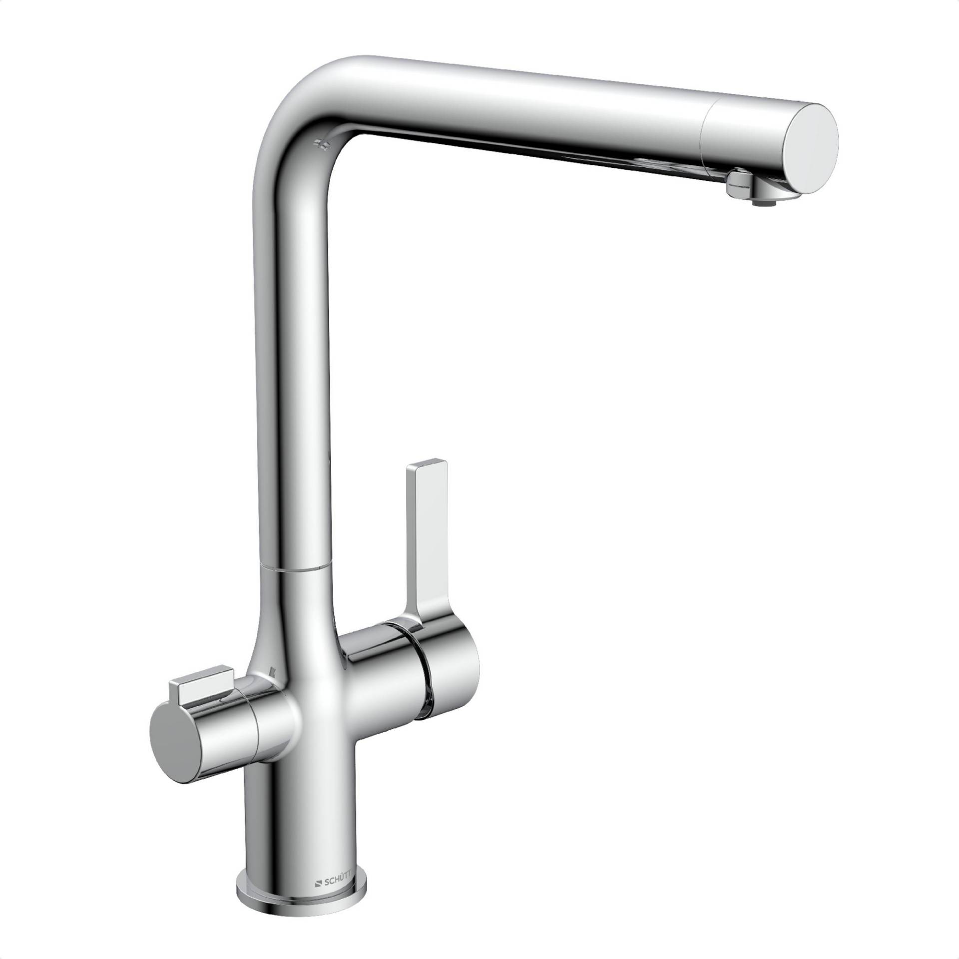 Schütte Spültischarmatur 'Aquastar Pro' chromfarben mit Filtersystem Schütte Spültischarmatur 'Aquastar Pro' chromfarben mit Filtersystem von Schütte