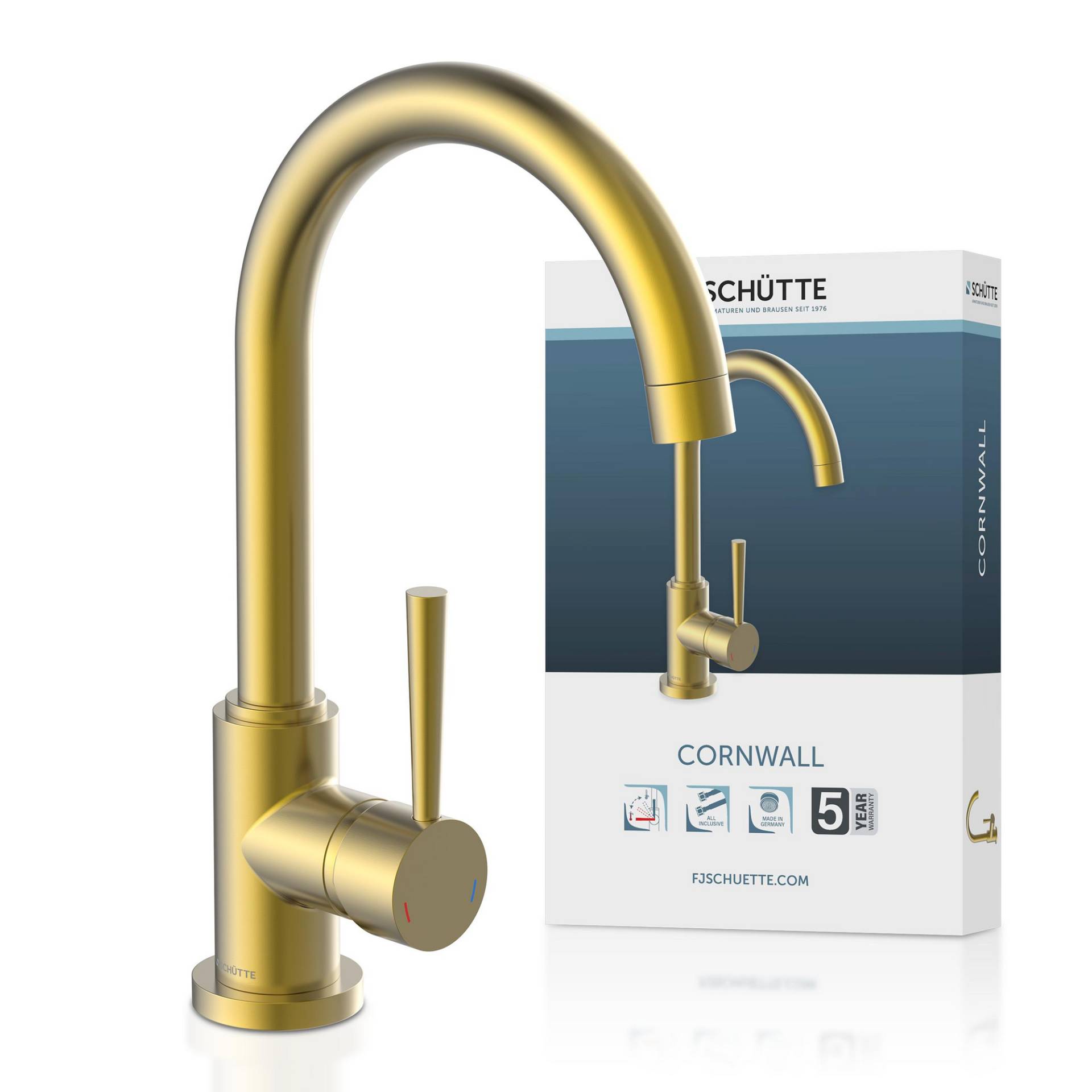 Schütte Spültischarmatur 'Cornwall' mattgold Schütte Spültischarmatur 'Cornwall' mattgold von Schütte
