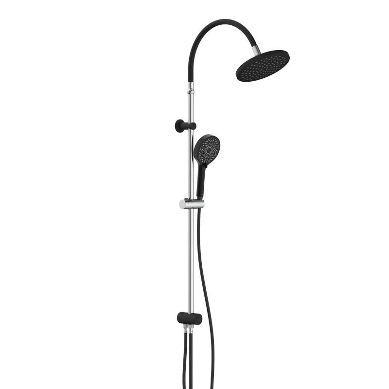 Schütte Überkopfbrause-Set Matao Rain Chrom-Schwarz Matt Schütte Überkopfbrause-Set Matao Rain Chrom-Schwarz Matt von Schütte