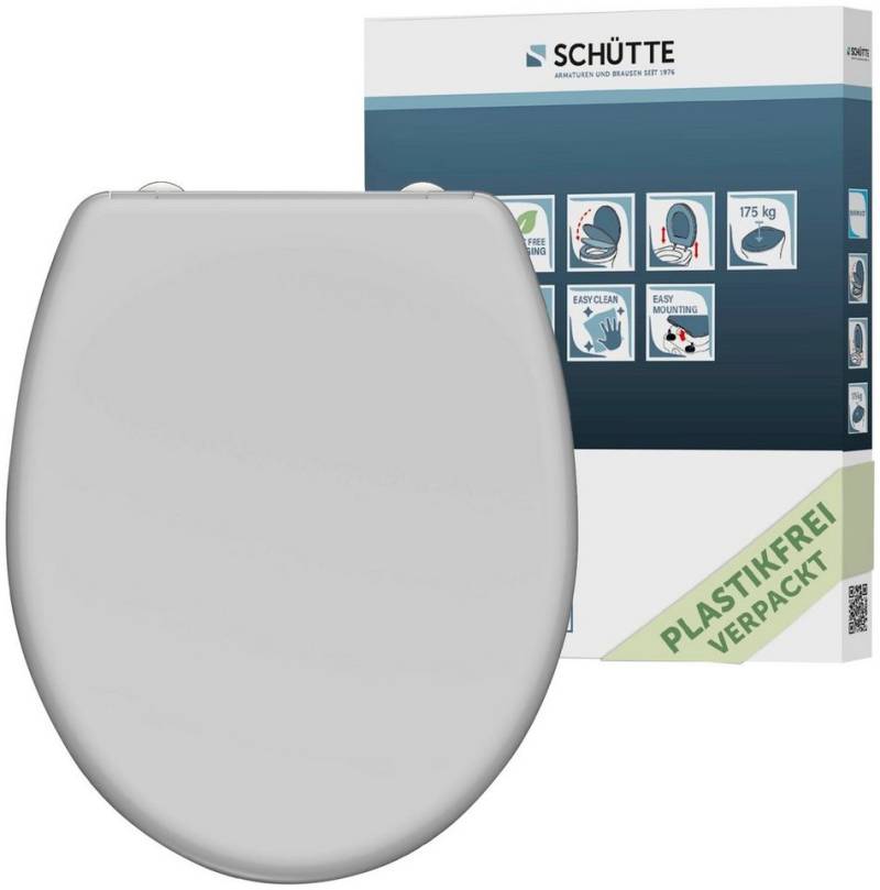 Schütte WC-Sitz, mit Absenkautomatik und Schnellverschlusstechnik von Schütte