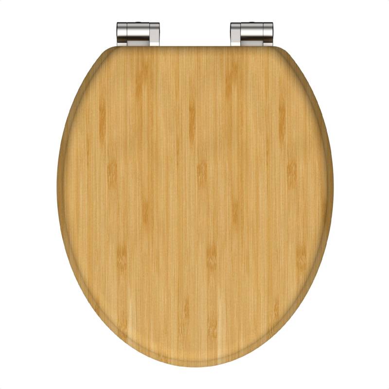 Schütte WC-Sitz 'Bambus' mit Absenkautomatik braun von Schütte