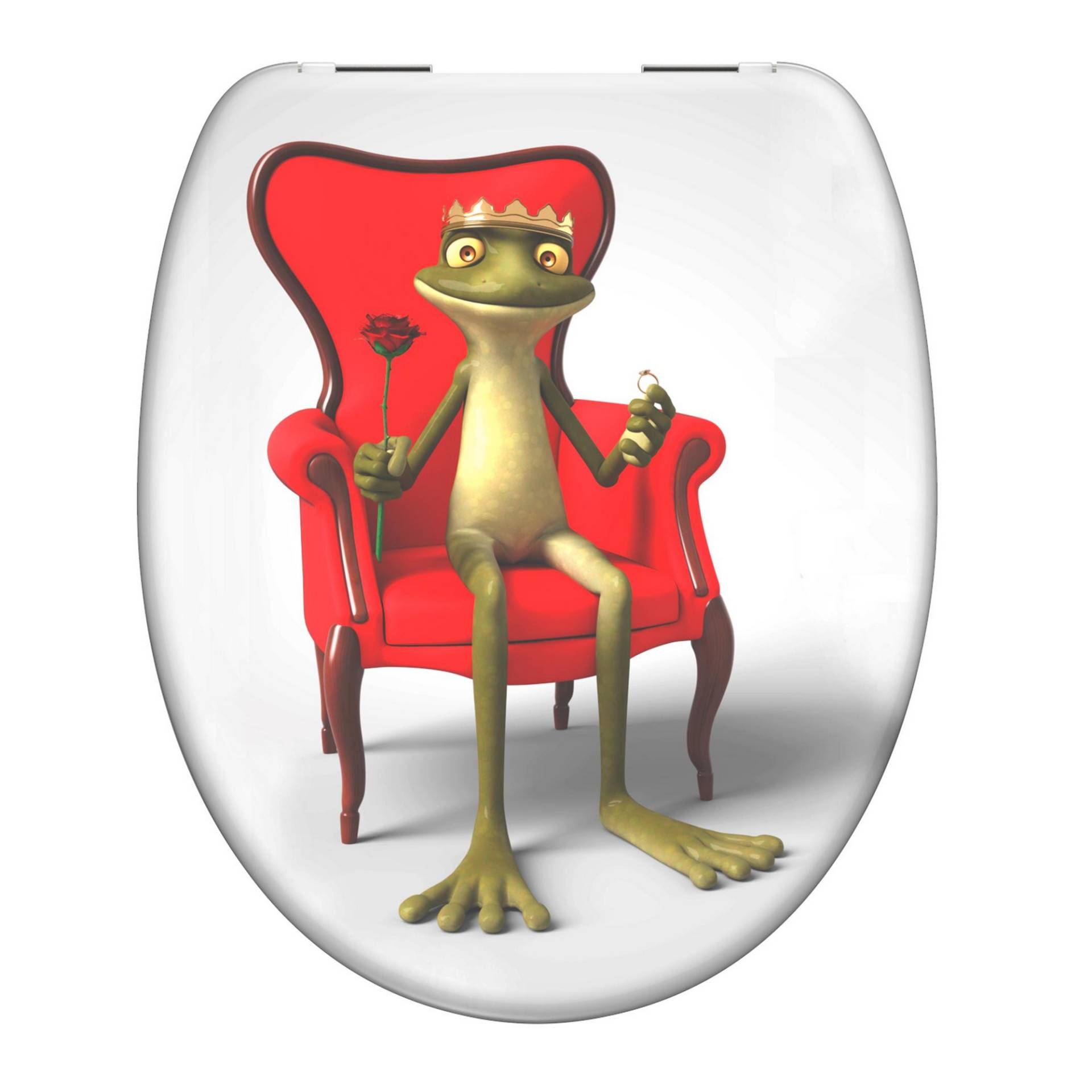Schütte WC-Sitz 'Frog King' mit Absenkautomatik Duroplast Schütte WC-Sitz 'Frog King' mit Absenkautomatik Duroplast von Schütte