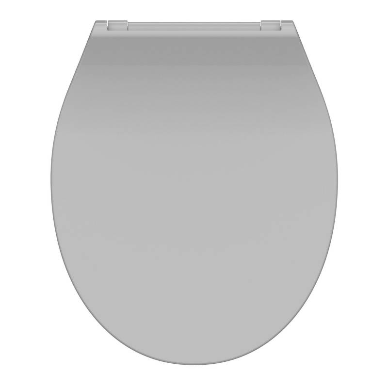 Schütte WC-Sitz 'Slim Grey' mit Absenkautomatik hellgrau Duroplast von Schütte