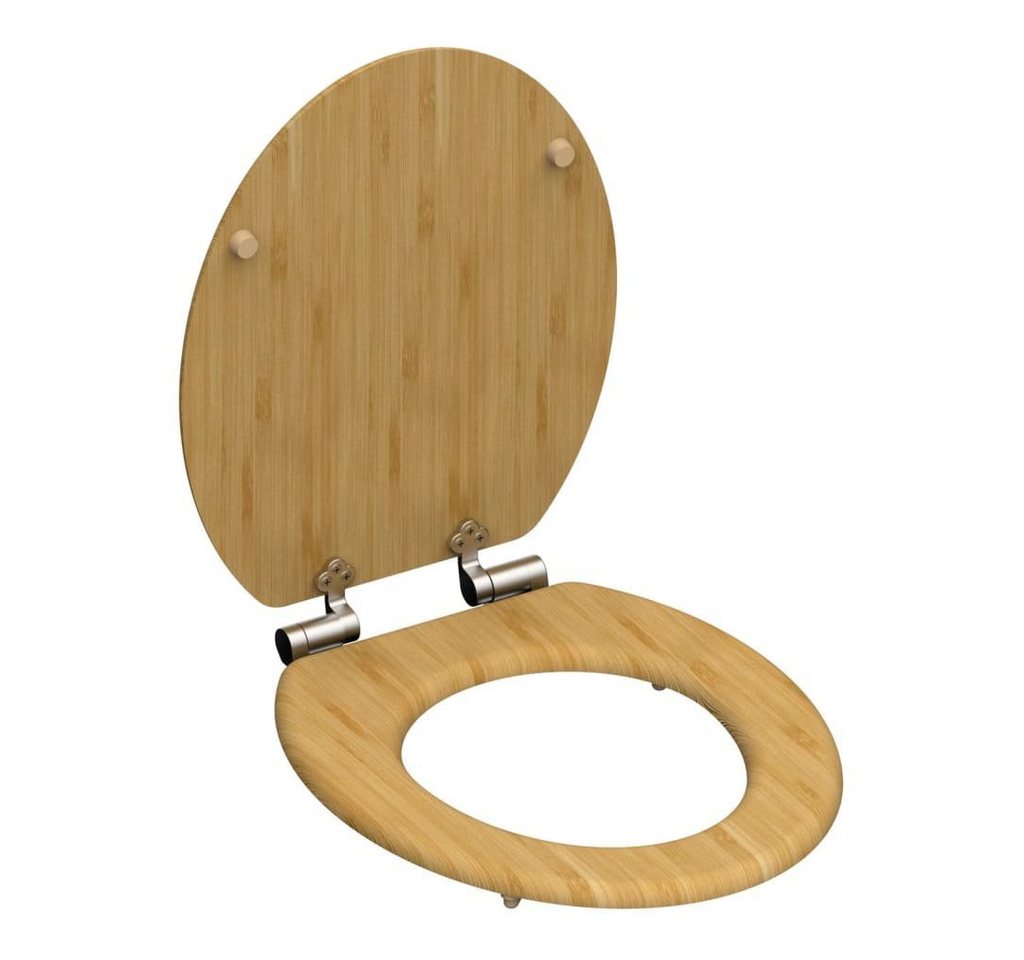 Schütte WC-Sitz Toilettensitz Soft-Close NATURAL BAMBOO (1-St) von Schütte