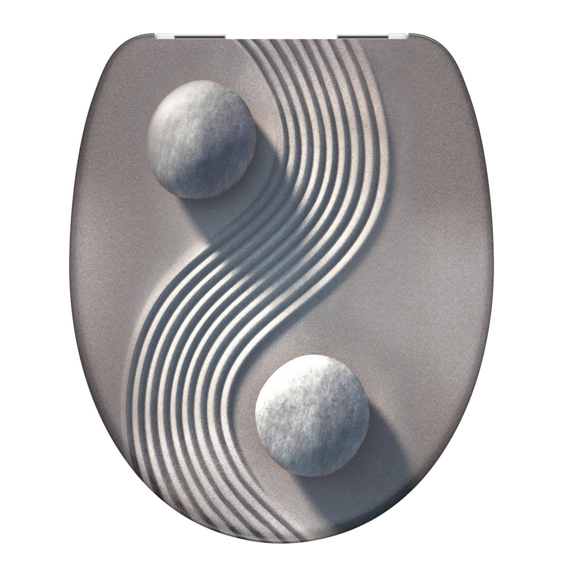 Schütte WC-Sitz 'Ying and Yang' mit Absenkautomatik grau Duroplast Schütte WC-Sitz 'Ying and Yang' mit Absenkautomatik grau Duroplast von Schütte