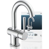 Schütte Waschtischarmatur "CORNWALL" energiesparende Cold-Start-Funkt., 150 schwenkbar, inkl. Pop-up Schütte Waschtischarmatur "CORNWALL" energiesparende Cold-Start-Funkt., 150 schwenkbar, inkl. Pop-up von Schütte