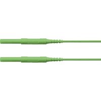 Schützinger HSPL 8568 / AWG16 / 100 / GN Sicherheits-Messleitung [Stecker 4mm - Stecker 4 mm] 100.0 von Schützinger