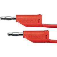 Schützinger MFK 15 / 1 / 50 / RT Messleitung [Stecker 4mm - Stecker 4 mm] 50.00cm Rot 10St. von Schützinger