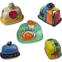 Kleine Butterdose Keramik Für 125G Butter in Verschiedenen Mustern - Wird Bei Kauf Hergestellt Kleine Butterdose Keramik Für 125G Butter in Verschiedenen Mustern - Wird Bei Kauf Hergestellt von SchuetzkeramikShop