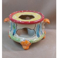 Schönes Stövchen "Old" Keramik Bunt Unikat - Wird Produziert Nach Kauf Schönes Stövchen "Old" Keramik Bunt Unikat - Wird Produziert Nach Kauf von SchuetzkeramikShop