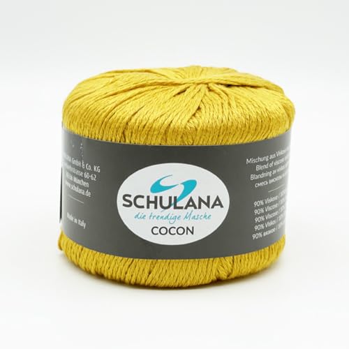 Schulana Cocon, Viskose, Curry, 50g, 140 von Schulana