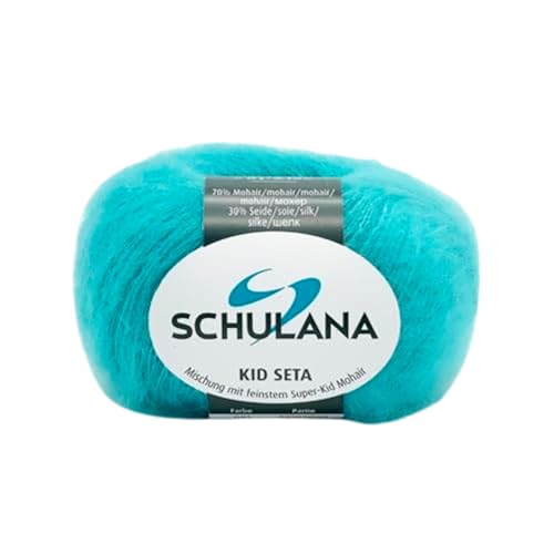 Schulana Kid-Seta, Mohair, dunkeltürkis, 25g, 210 von Schulana