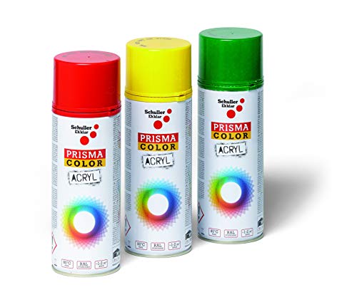 Prisma Color 91039 Lackspray Signalgelb RAL 1003, 400 ml von Schuller Eh'klar
