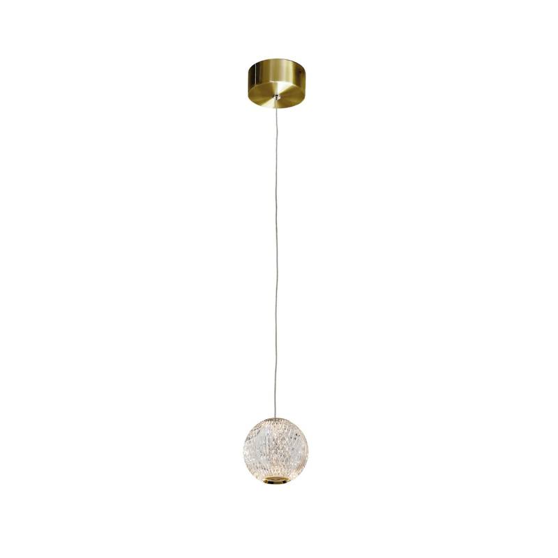 Schuller Valencia Led Hängeleuchte Pendellampe Led Lampe Gold Klar Einflammig 6 W B-Ware von Schuller Valencia
