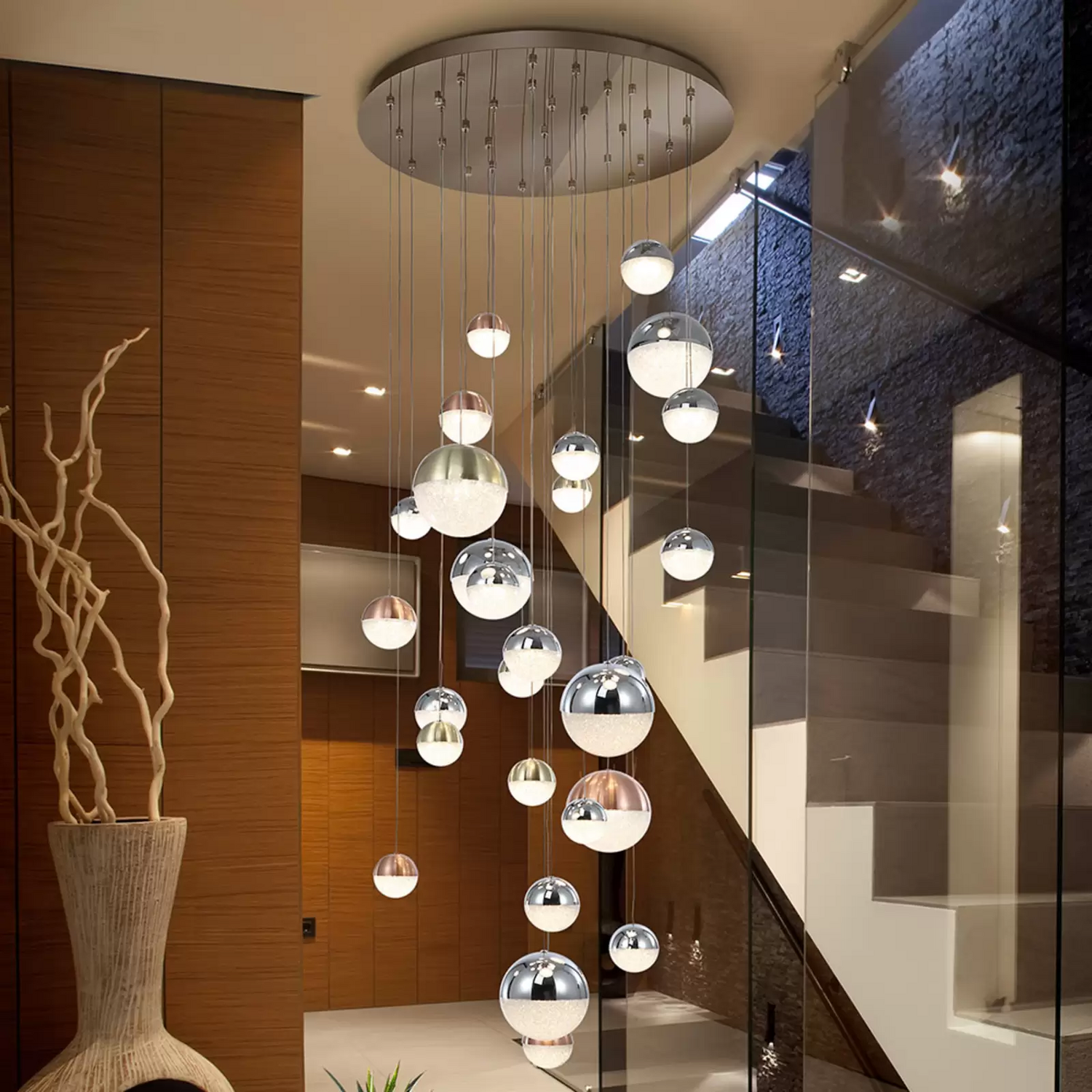 Schuller Valencia Led Hängeleuchte Sphere Multicolour 27 Flammig App Hängelampe B-Ware Schuller Valencia Led Hängeleuchte Sphere Multicolour 27 Flammig App Hängelampe B-Ware von Schuller Valencia