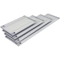 Schulte Zusatz-Fachboden MULTIplus150 1000 x 600 RAL 7035 lichtgrau inkl. 4 Fachbodenträgern von Schulte Lagertechnik