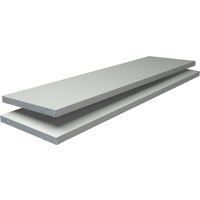 SCHULTE Regalwelt Regalelement "Stecksystem-Fachboden PowerMax", 2 Stück weiß, 1200x350 mm von Schulte Regalwelt