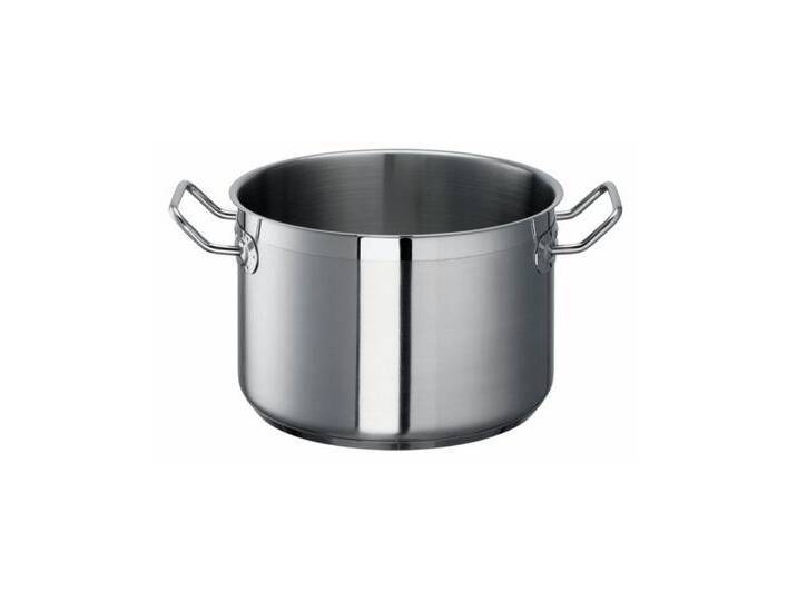 SCHULTE-UFER Fleischtopf Chef, Edelstahl (Einzelartikel, 1-tlg., 1 x Fleischtopf), Ofenfest, Edelstahl, 24 cm Durchmesser von Schulte-Ufer