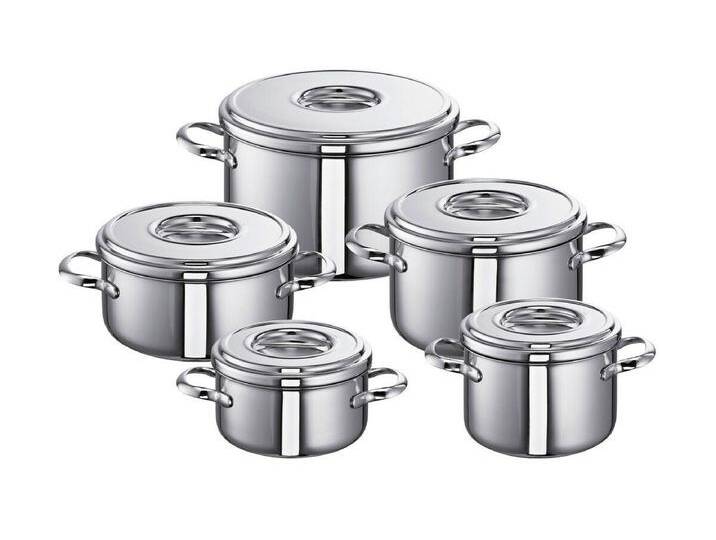 SCHULTE-UFER Geschirr-Set Topf-Set 5-tlg. Romana i, Edelstahl 18-10, silberfarben SCHULTE-UFER Geschirr-Set Topf-Set 5-tlg. Romana i, Edelstahl 18-10, silberfarben von Schulte-Ufer