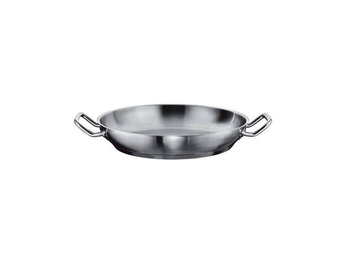 SCHULTE-UFER Schmorpfanne Chef, Edelstahl (Einzelartikel, 1 x Schmorpfanne), Ø 40 cm, Induktionsgeeignet von Schulte-Ufer