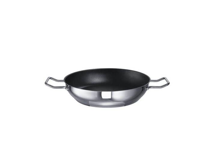 SCHULTE-UFER Schmorpfanne DIAMAS PRO, Edelstahl (Einzelartikel, 1 x Schmorpfanne), Ø 32 cm, Induktionsgeeignet von Schulte-Ufer