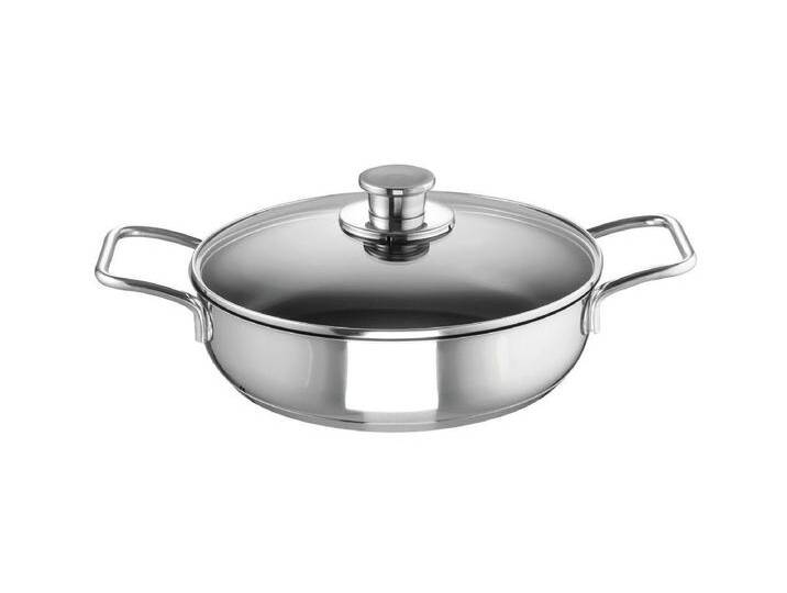 SCHULTE-UFER Schmorpfanne Green Life EDENA, Edelstahl (Set, 1 x Pfanne, 1 x Deckel), Ø 24 cm von Schulte-Ufer