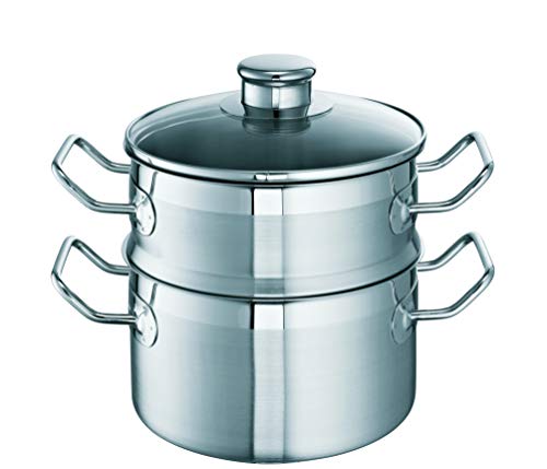 Schulte-Ufer 0128-20 i Alles-Dämpfer Profi-Line i, 20 cm, Edelstahl, Edelstahloptik von Schulte-Ufer