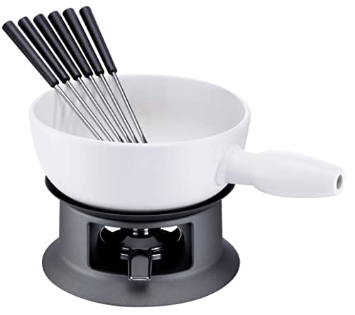 Schulte-Ufer 1692 Käse-Fondue Tessin, 20, cm, weiß, Edelstahloptik von Schulte-Ufer